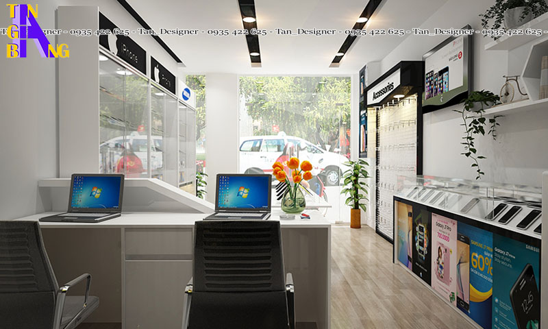 Thiết kế shop điện thoại đẹp ở Tân Bình thành phố Hồ Chí Minh