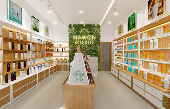 Thiết Kế Shop Mỹ Phẩm Nawon