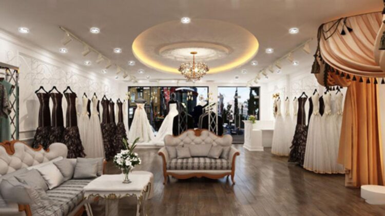 THIẾT KẾ SHOWROOM ÁO CƯỚI Ở THÀNH PHỐ HỒ CHÍ MINH