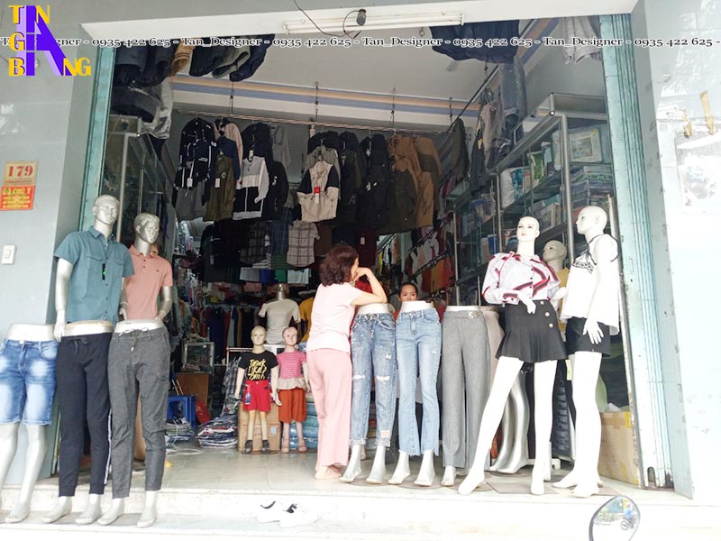 Thiết kế shop thời trang Hồng Anh ở cam ranh Khánh Hòa