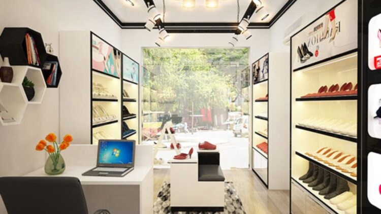 THIẾT KẾ SHOP GIÀY Ở CẦN THƠ