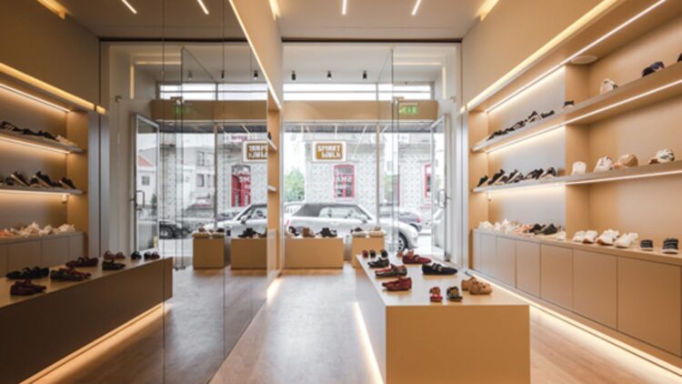 THIẾT KẾ SHOP GIÀY THỜI TRANG Ở BÌNH DƯƠNG