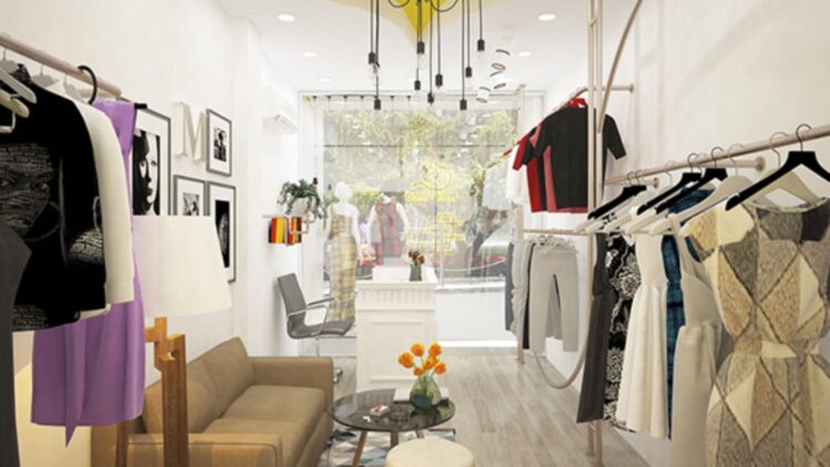 THIẾT KẾ SHOP THỜI TRANG TẠI TPHCM