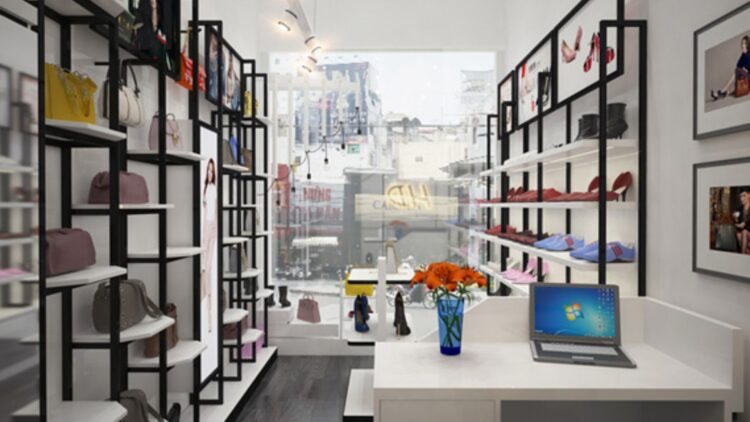 THIẾT KẾ NỘI THẤT SHOP THỜI TRANG Ở TPHCM