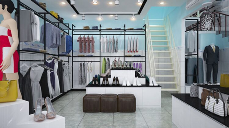 THIẾT KẾ SHOP THỜI TRANG ĐỒNG THÁP