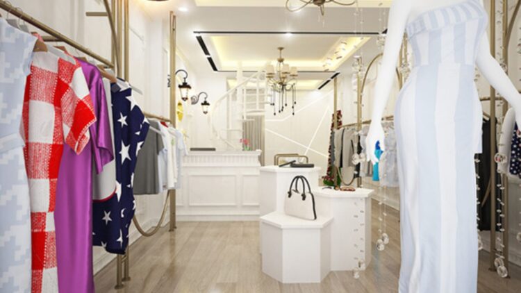THIẾT KẾ SHOP THỜI TRANG TẠI SÀI GÒN