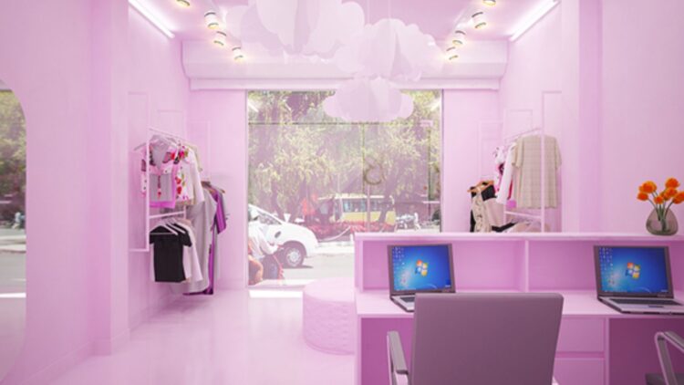 THIẾT KẾ SHOP THỜI TRANG ĐƠN GIẢN Ở TP.HCM