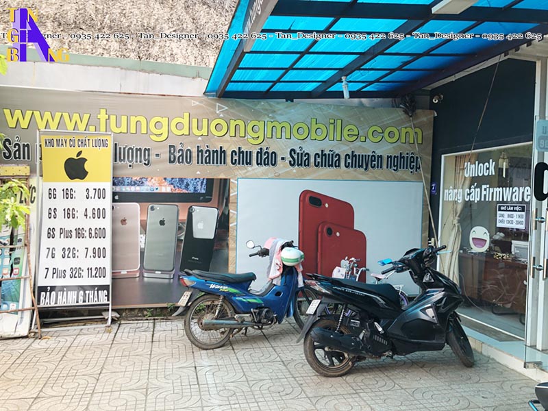 Thiết kế shop điện thoại phong cách mới ở Bình Phước