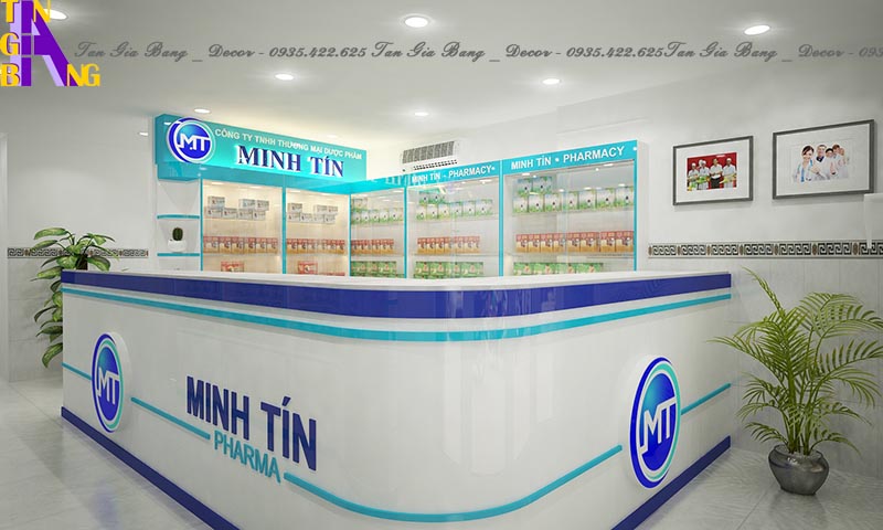 Thiết kế nhà thuốc tây chuẩn GPP ở Nha Trang