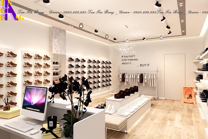 Thiết kế shop thời trang giày JAPAN ORDERSTORE ở Sài Gòn