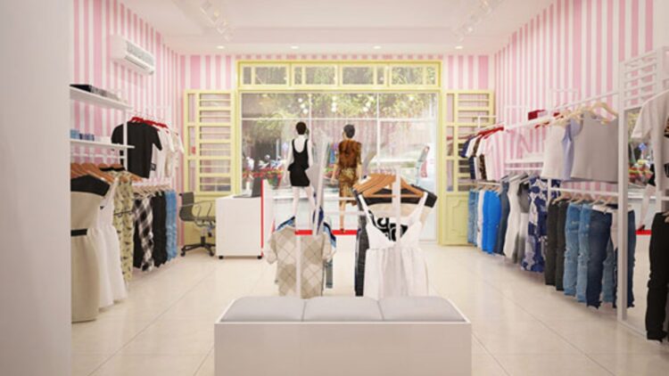 THIẾT KẾ SHOP THỜI TRANG Ở TPHCM – SHOP CHIDU HOUSE