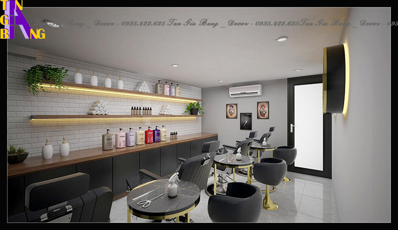 Thiết kế salon tóc chuyên nghiệp ở Nha Trang