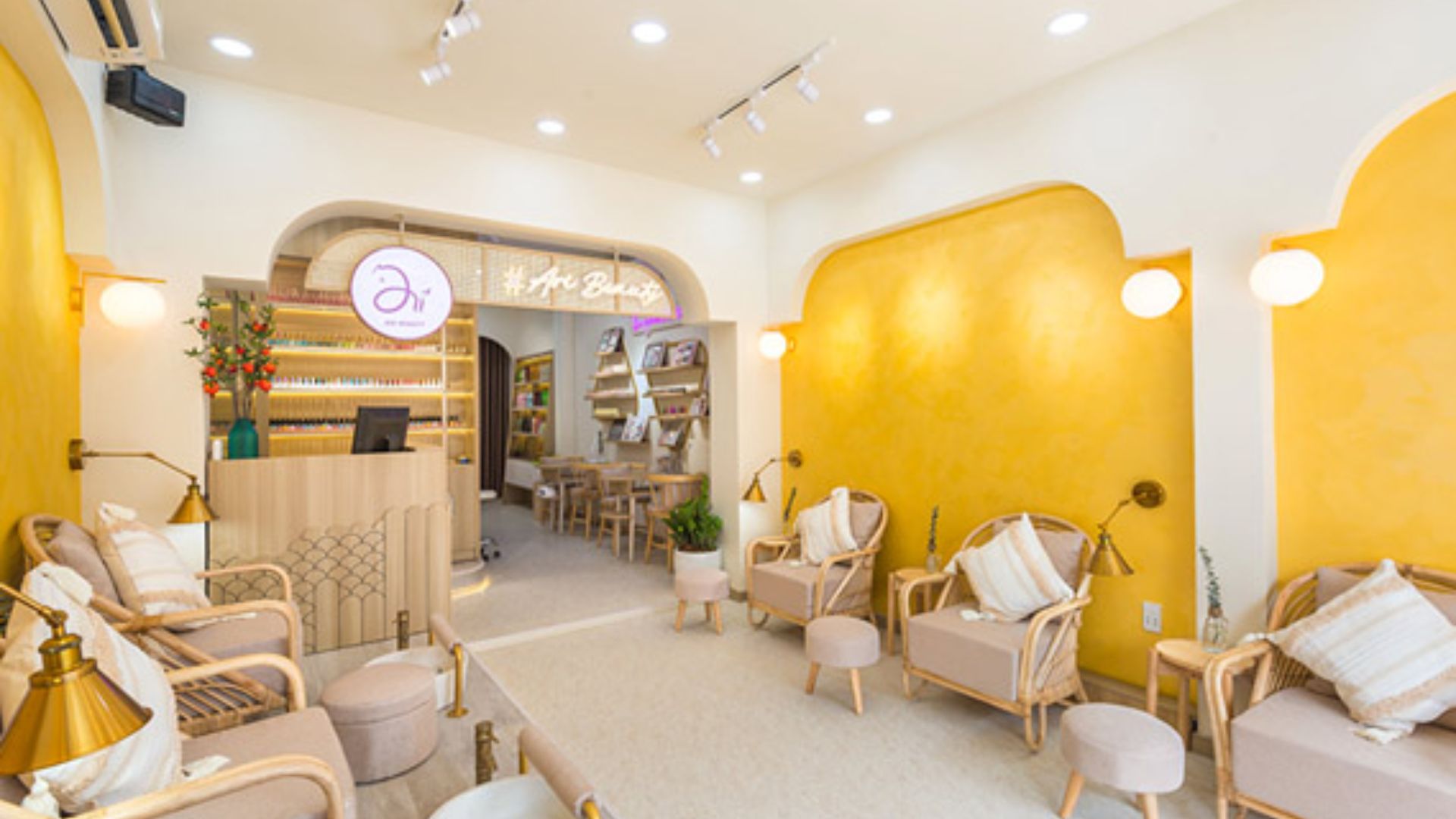 THIẾT KẾ SPA AIR BEAUTY ĐẸP Ở TPHCM – MẪU THIẾT KẾ SPA THƯ GIÃN, HIỆN ĐẠI