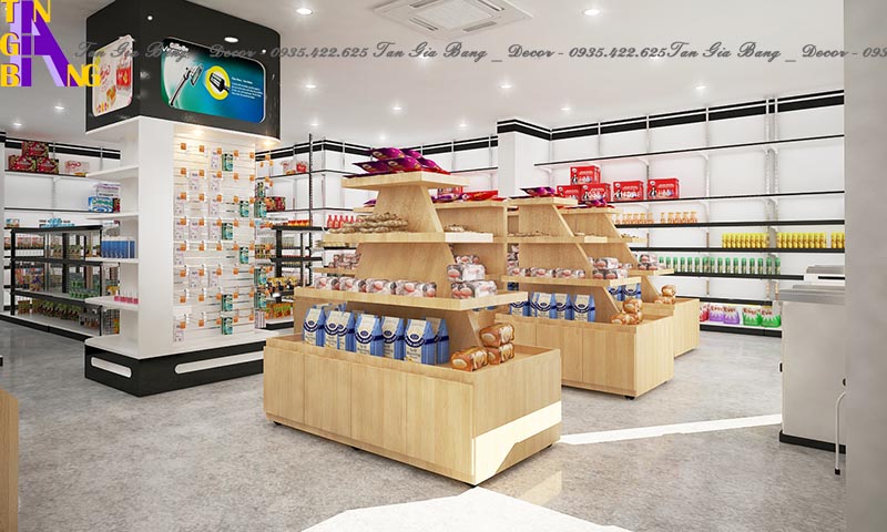Thiết kế siêu thị - Supermarket 360 ở TpHCM