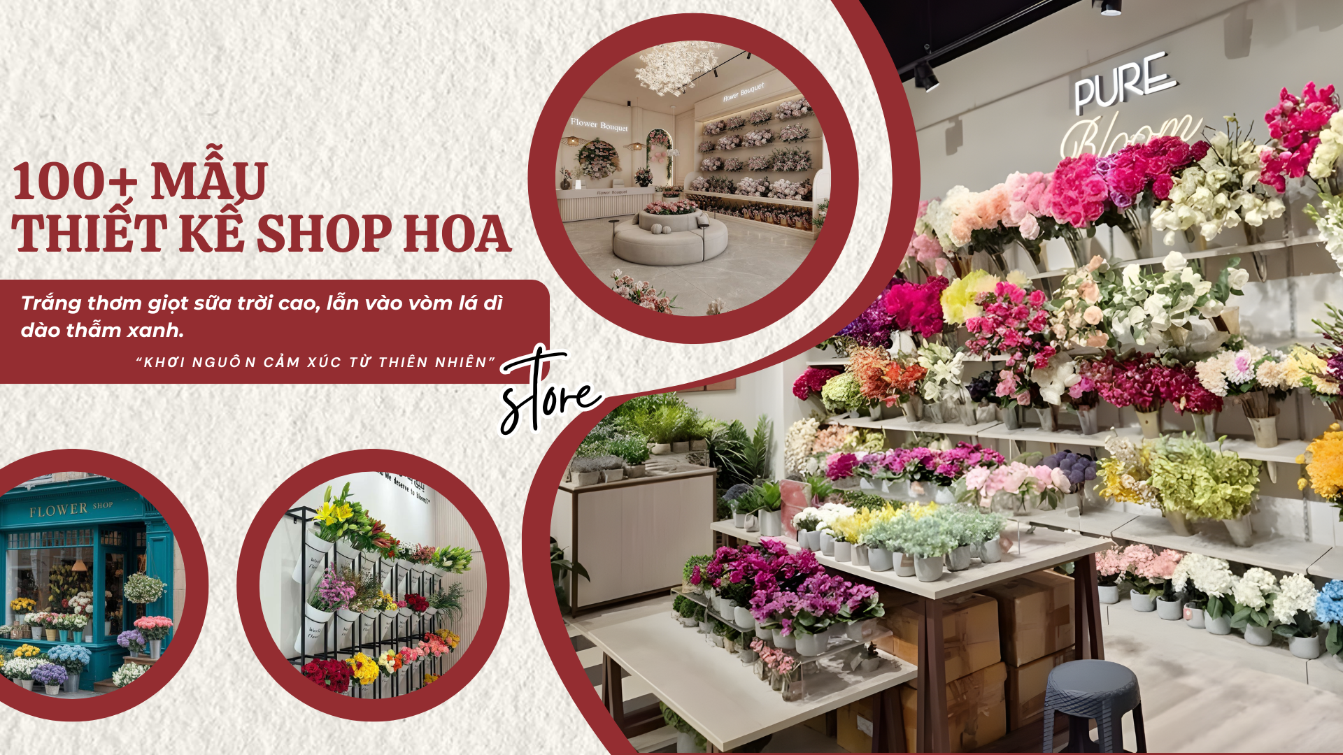 100+ MẪU THIẾT KẾ SHOP HOA ĐẸP| BẢNG GIÁ TRỌN GÓI