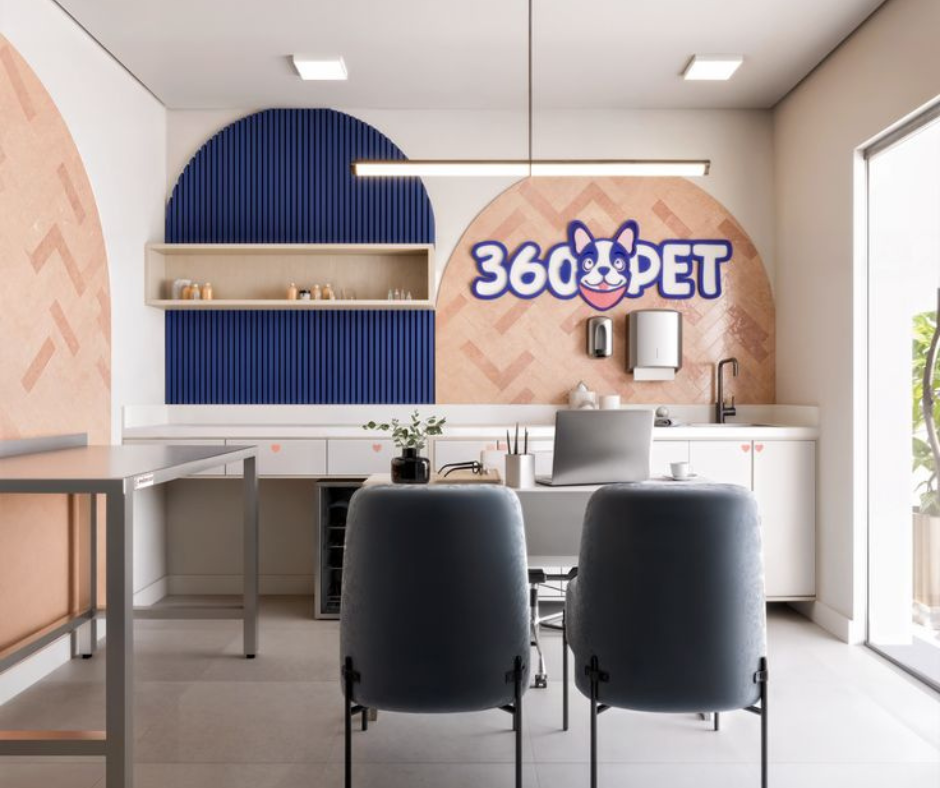 Thiết kế khu vực tư vấn pet shop