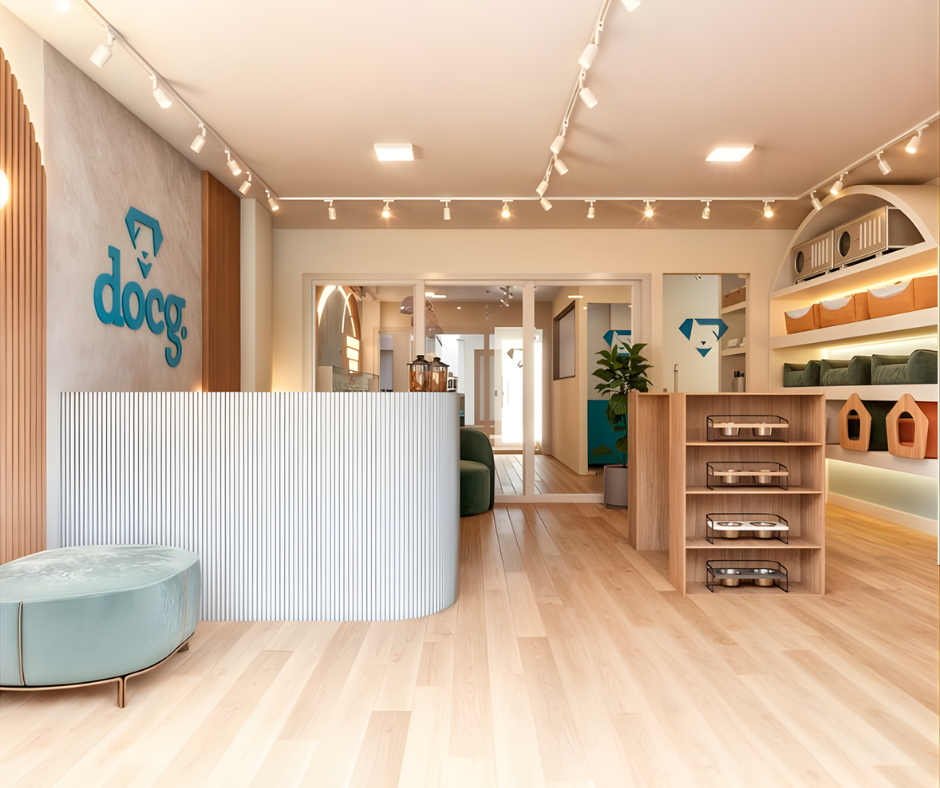 Thiết kế nội thất pet shop ấm cúng