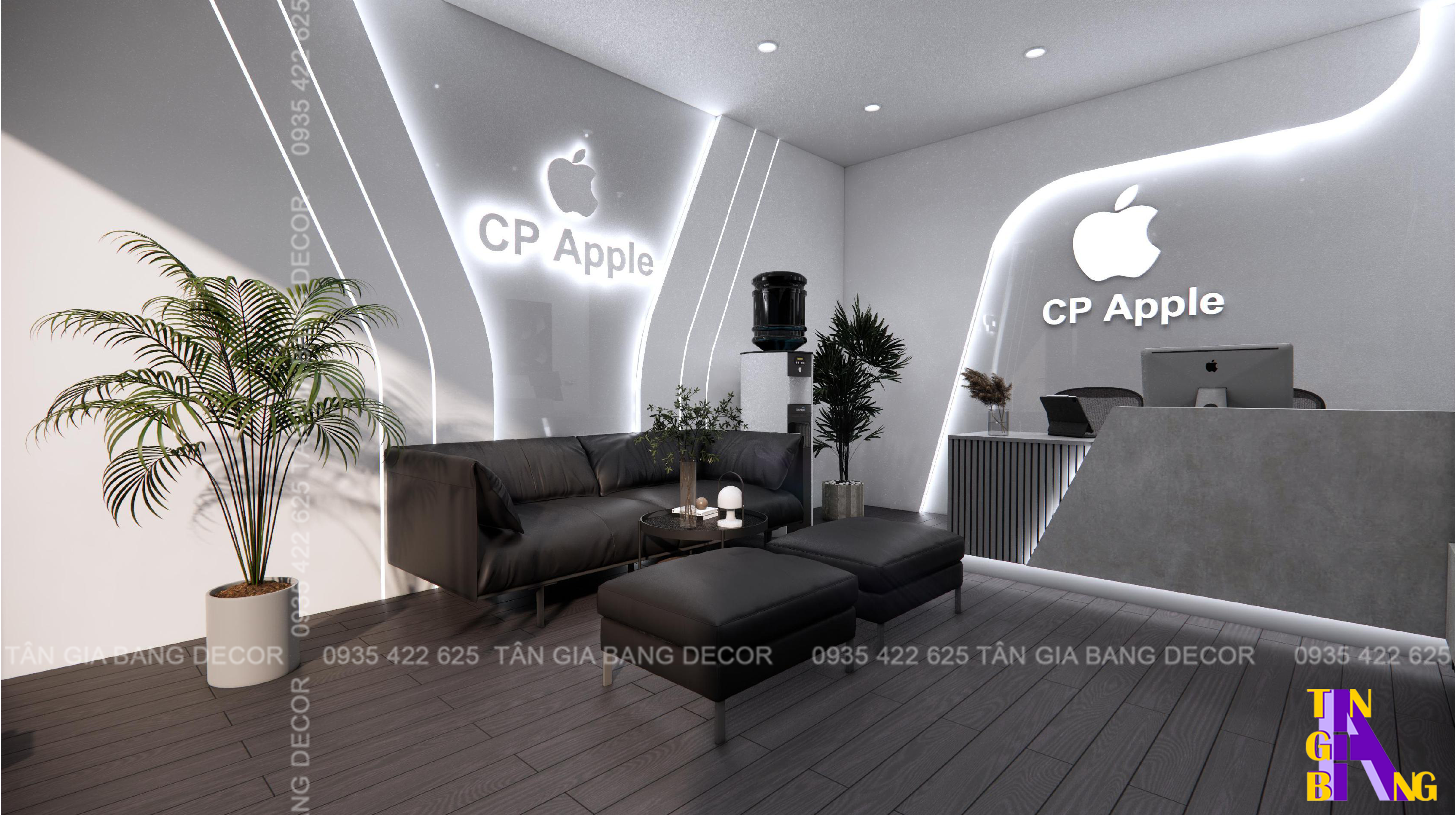 Thiết kế shop điện thoại CP Apple