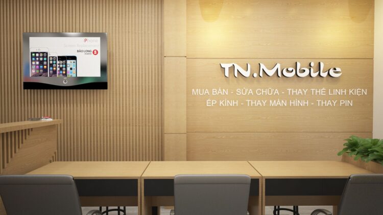 THIẾT KẾ SHOP ĐIỆN THOẠI TN