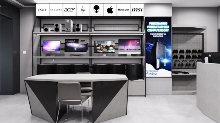 THIẾT KẾ SHOP MÁY TÍNH SÓC BAY