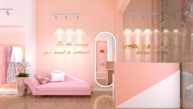 THIẾT KẾ SHOP THỜI TRANG UYÊN VŨ