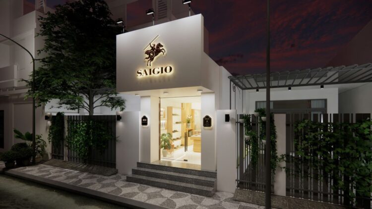 THIẾT KẾ SHOP ĐỒ DA SAIGIO