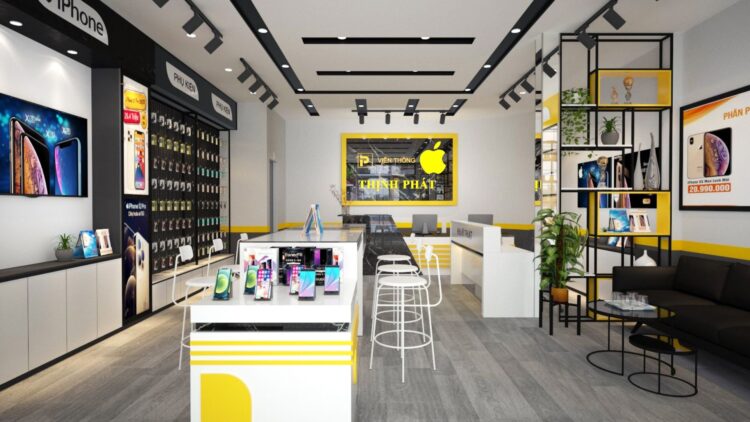 THIẾT KẾ SHOP ĐIỆN THOẠI THỊNH PHÁT