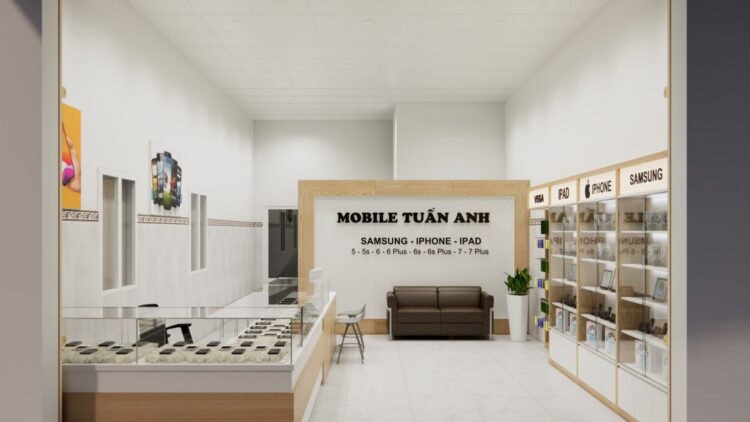 THIẾT KẾ SHOP ĐIỆN THOẠI TUẤN ANH