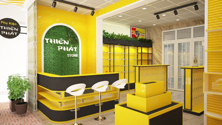 THIẾT KẾ SHOP ĐIỆN THOẠI THIÊN PHÁT