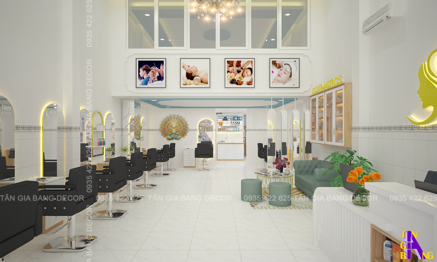 Thiết kế spa Hồng Thúy