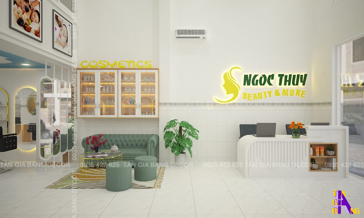 Thiết kế spa Hồng Thúy