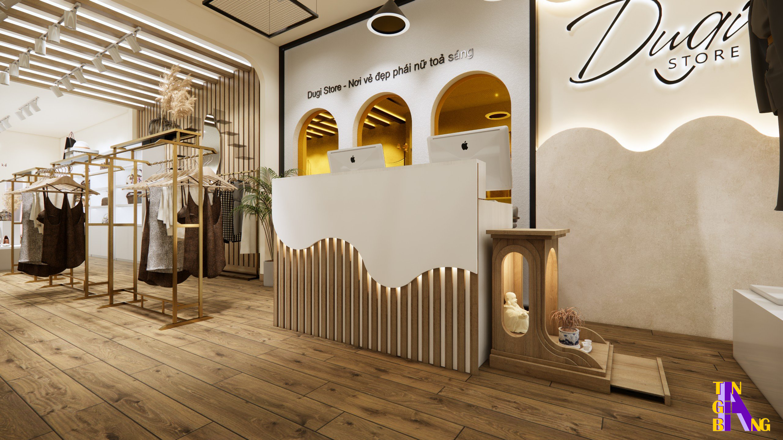 Thiết kế shop thời trang DUGI