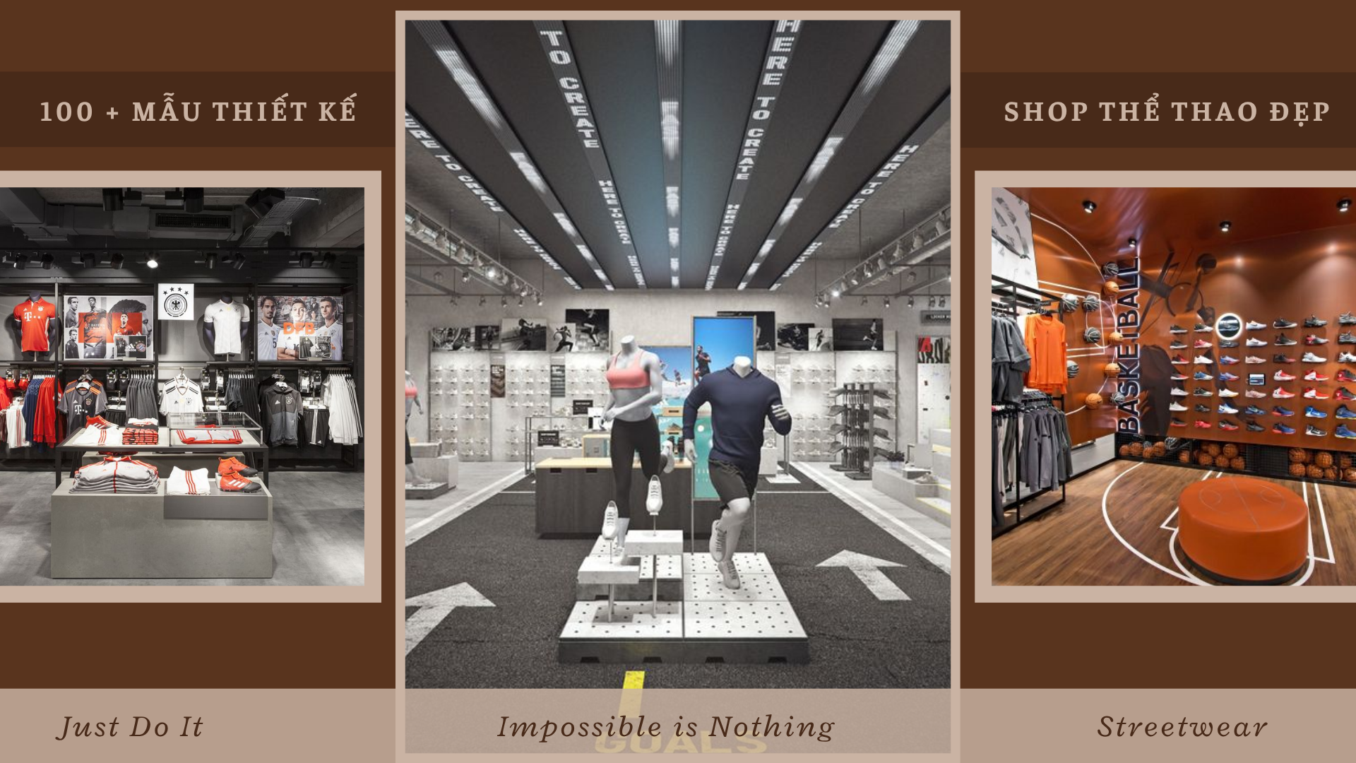 100+ MẪU THIẾT KẾ SHOP THỂ THAO ĐẸP| BẢNG GIÁ TRỌN GÓI