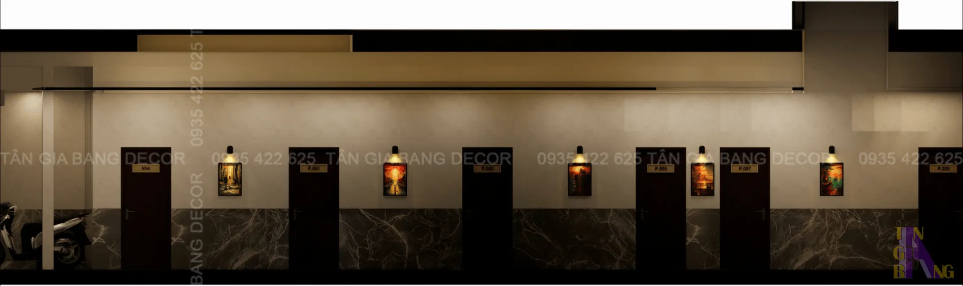 thiết kế hotel diễm trang