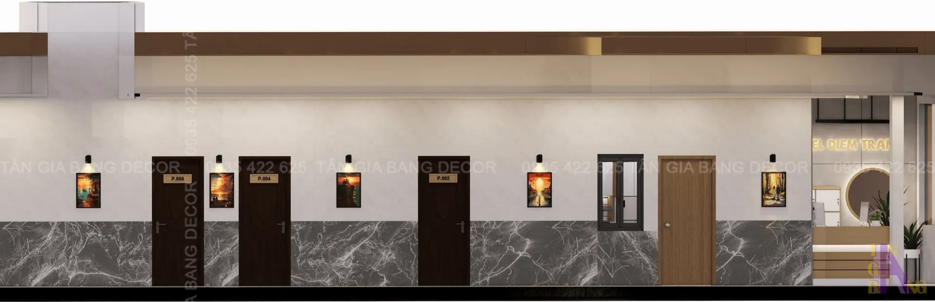 thiết kế hotel diễm trang