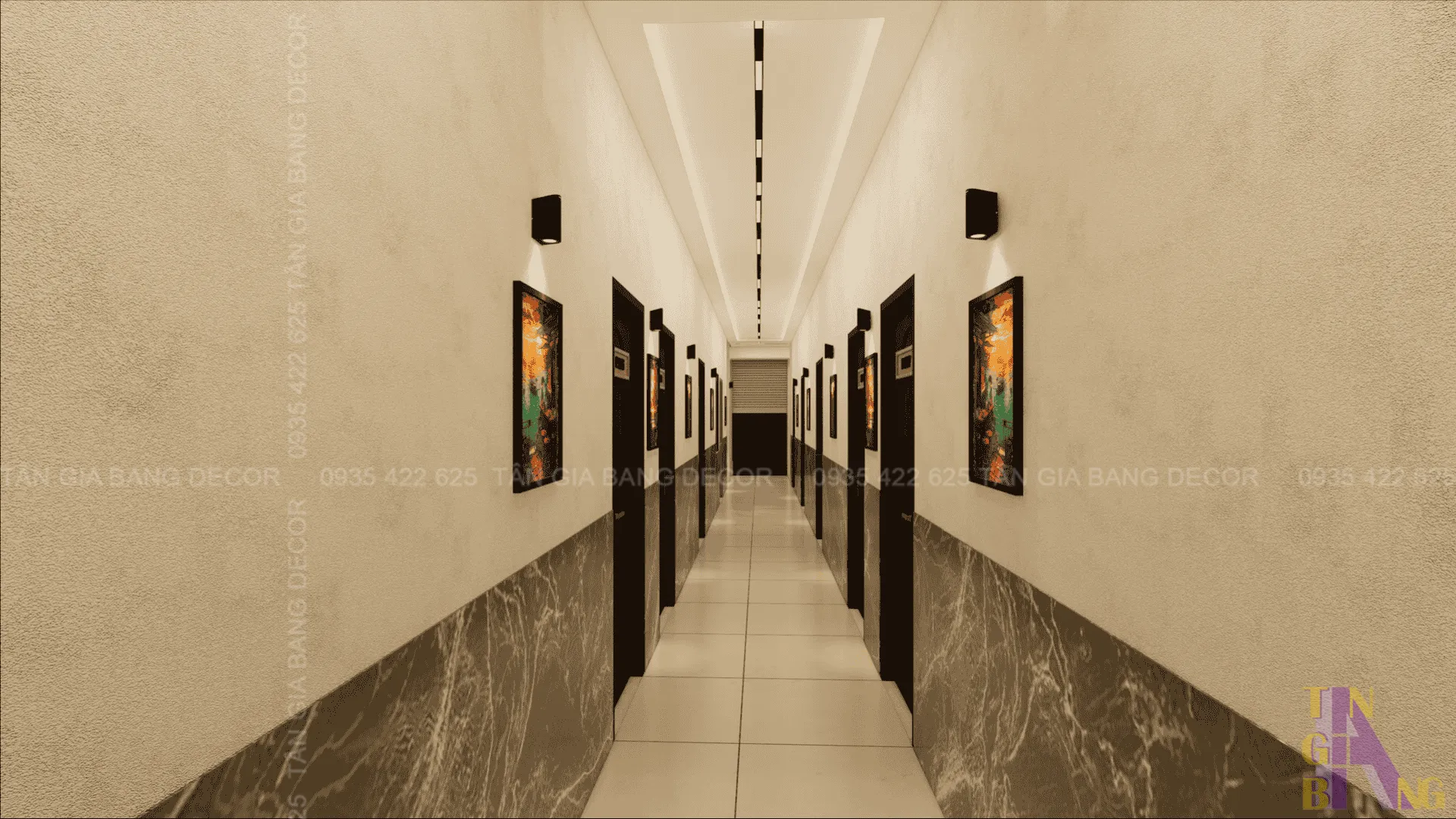 thiết kế hotel diễm trang