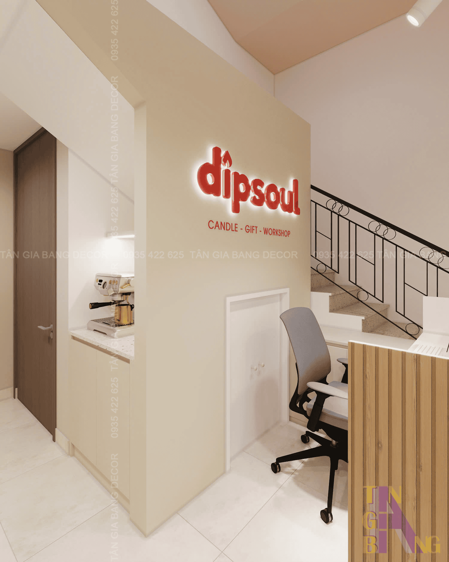 Thiết kế shop nến thơm dipsoul