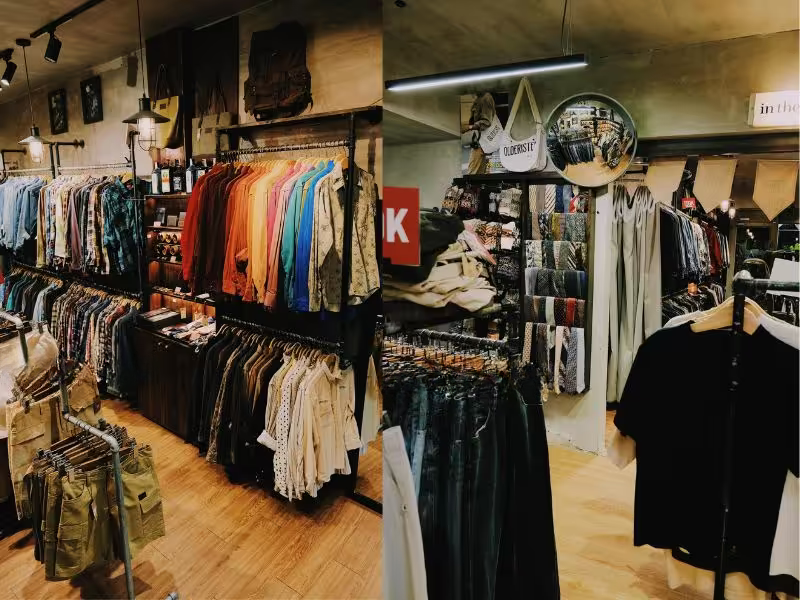 Thiết kế shop theo phong cách vintage & retro