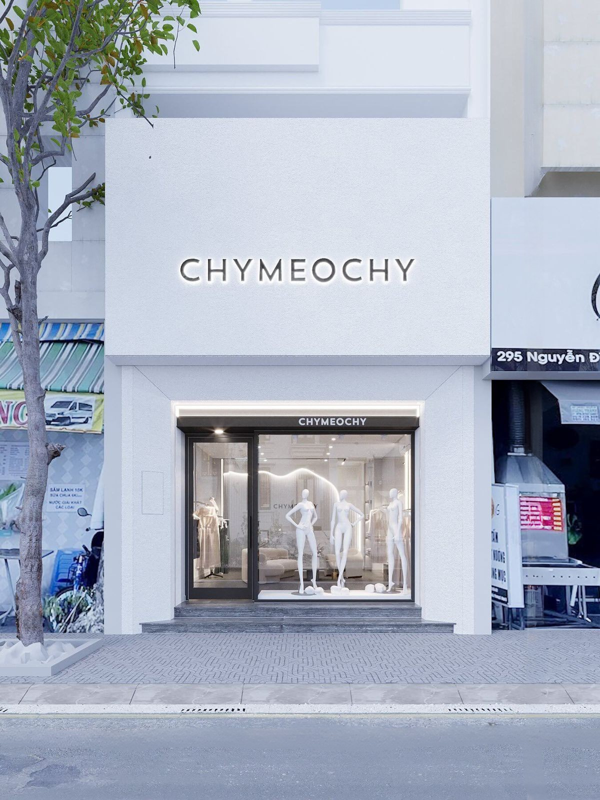 Phong cách thiết kế mặt tiền hiện đại